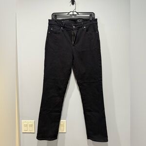 AG Mari High Rise Slim Skinny Black Stretch Denim Jeans